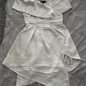 Lulu's Cream Long Sleeve Dress